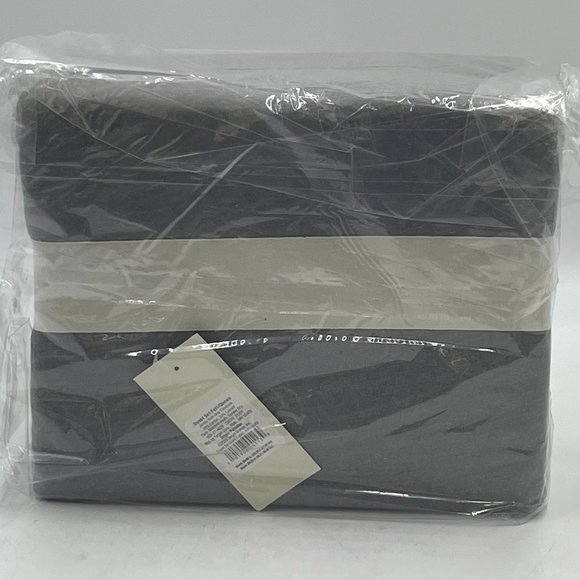 Casaluna Bedding Casaluna Jersey Duvet Cover Sham Set Dark Grey